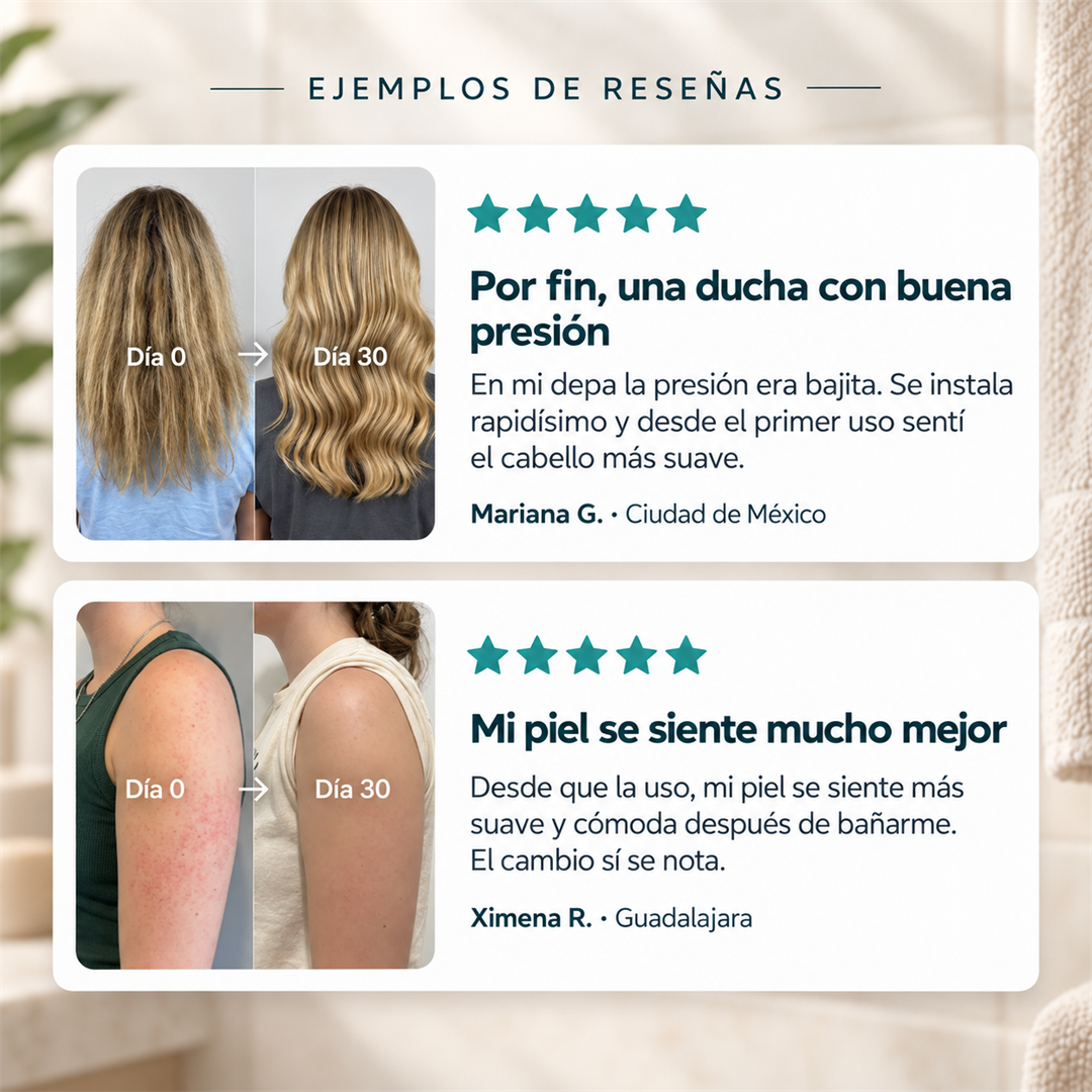 Flujo Puro™: una ducha que se siente diferente