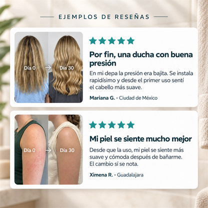 Flujo Puro™: una ducha que se siente diferente